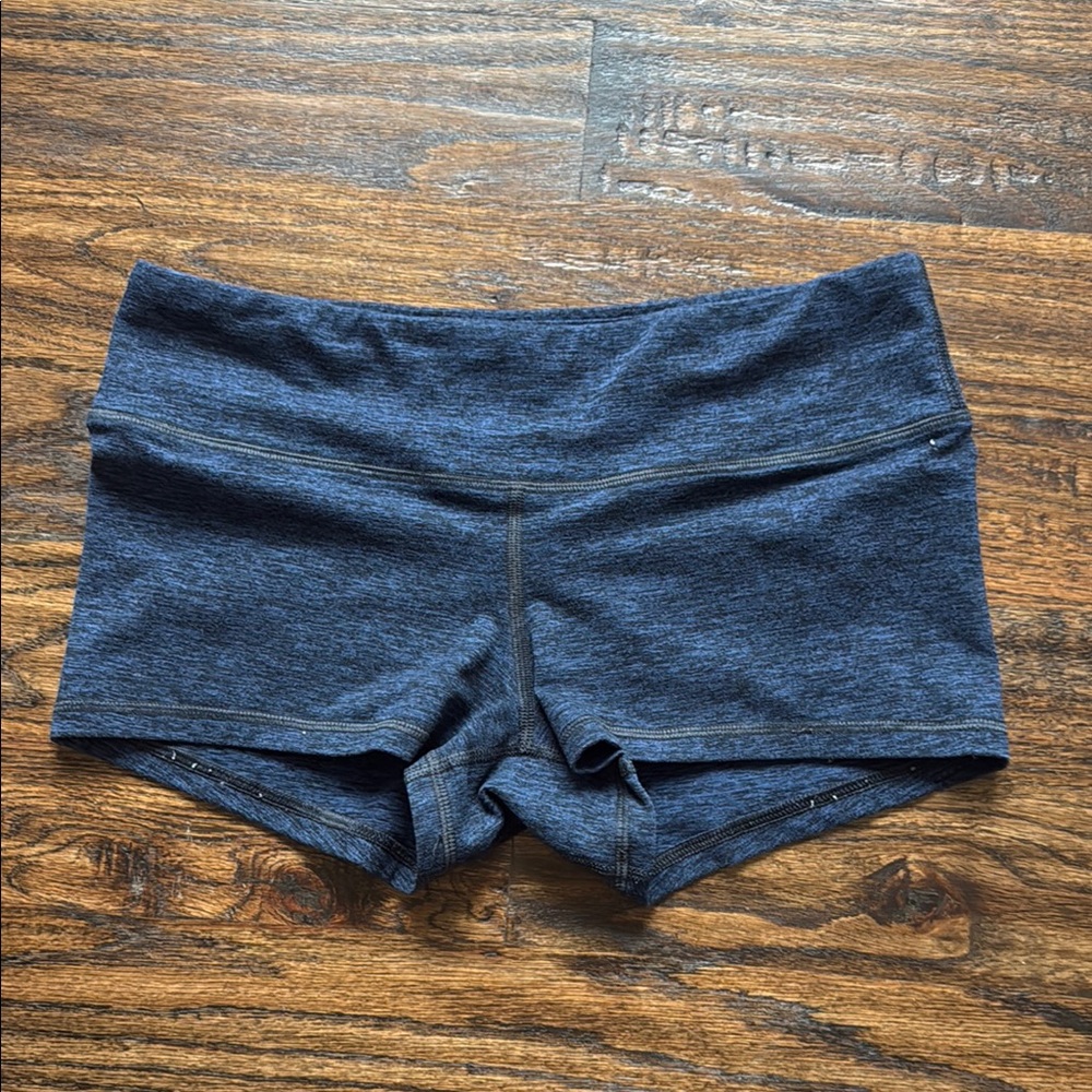 Fleo Blue Athletic Shorts with Wide Waistband